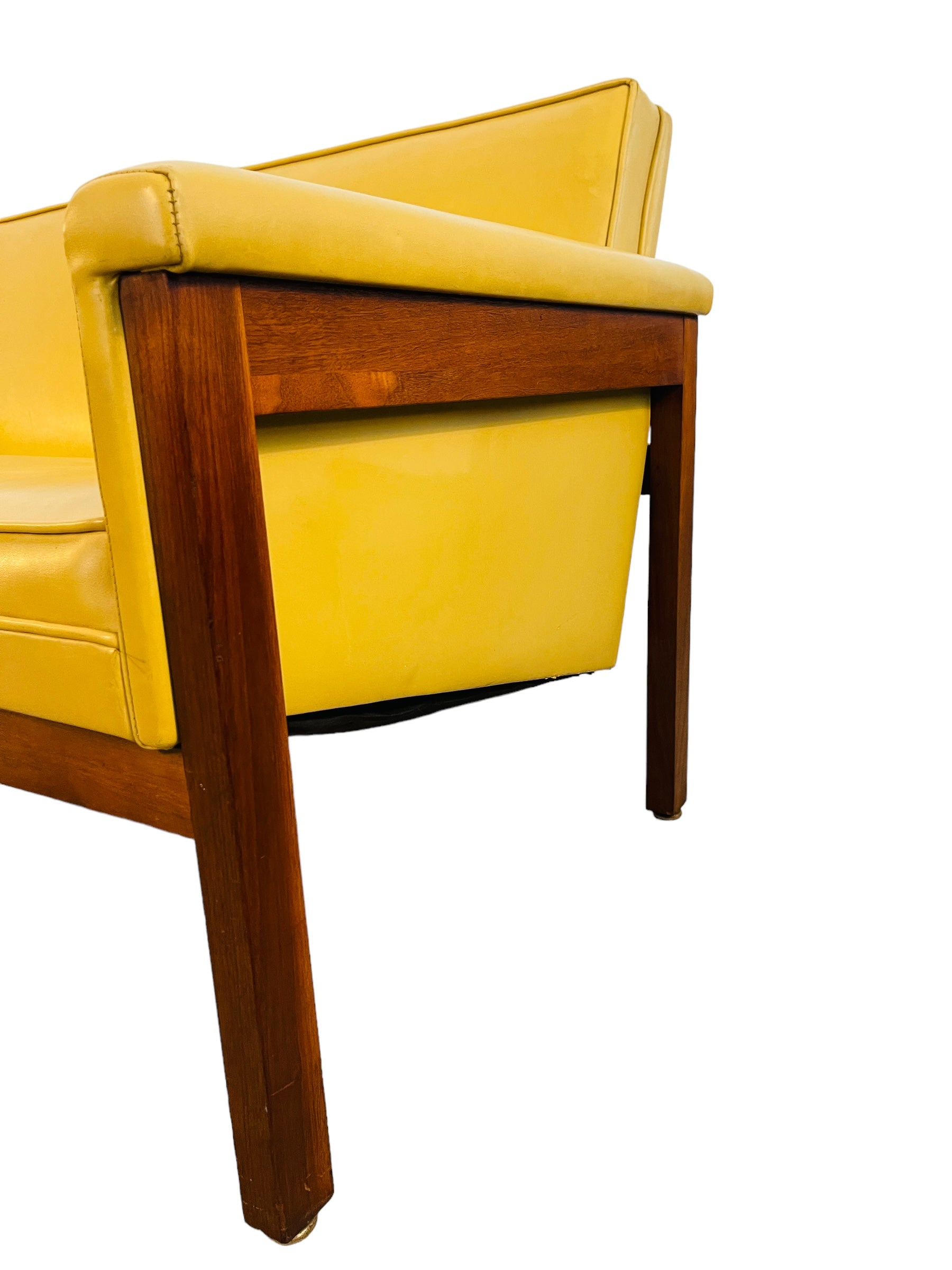 Mid Century Modern Walnut Loveseat by Thonet image 5