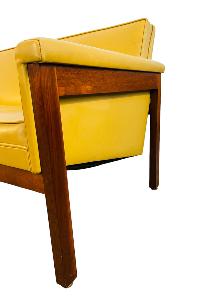 Mid Century Modern Walnut Loveseat by Thonet image 5