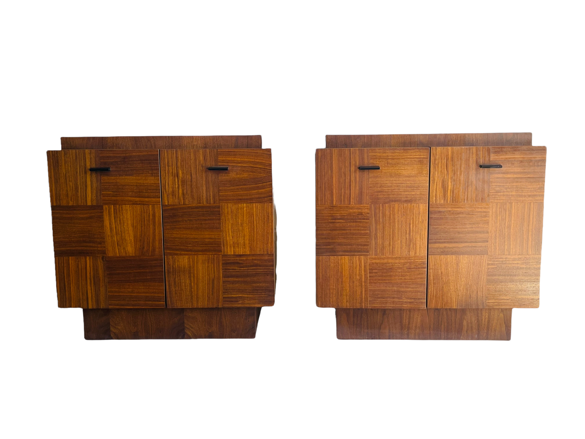 Pair Paul Evens Style Nightstands by Tobago Furniture  image 0