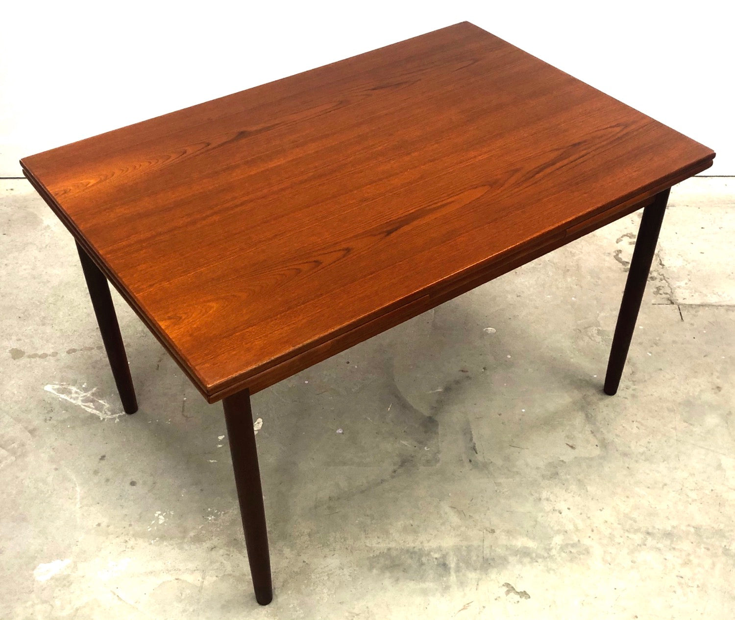 Mid-Century Danish Modern Teak Draw Leaf Dining Table image 0