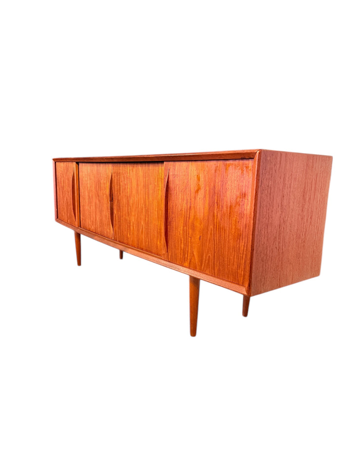Mid-Century Danish Modern Teak Credenza by H.P. Hansen image 3