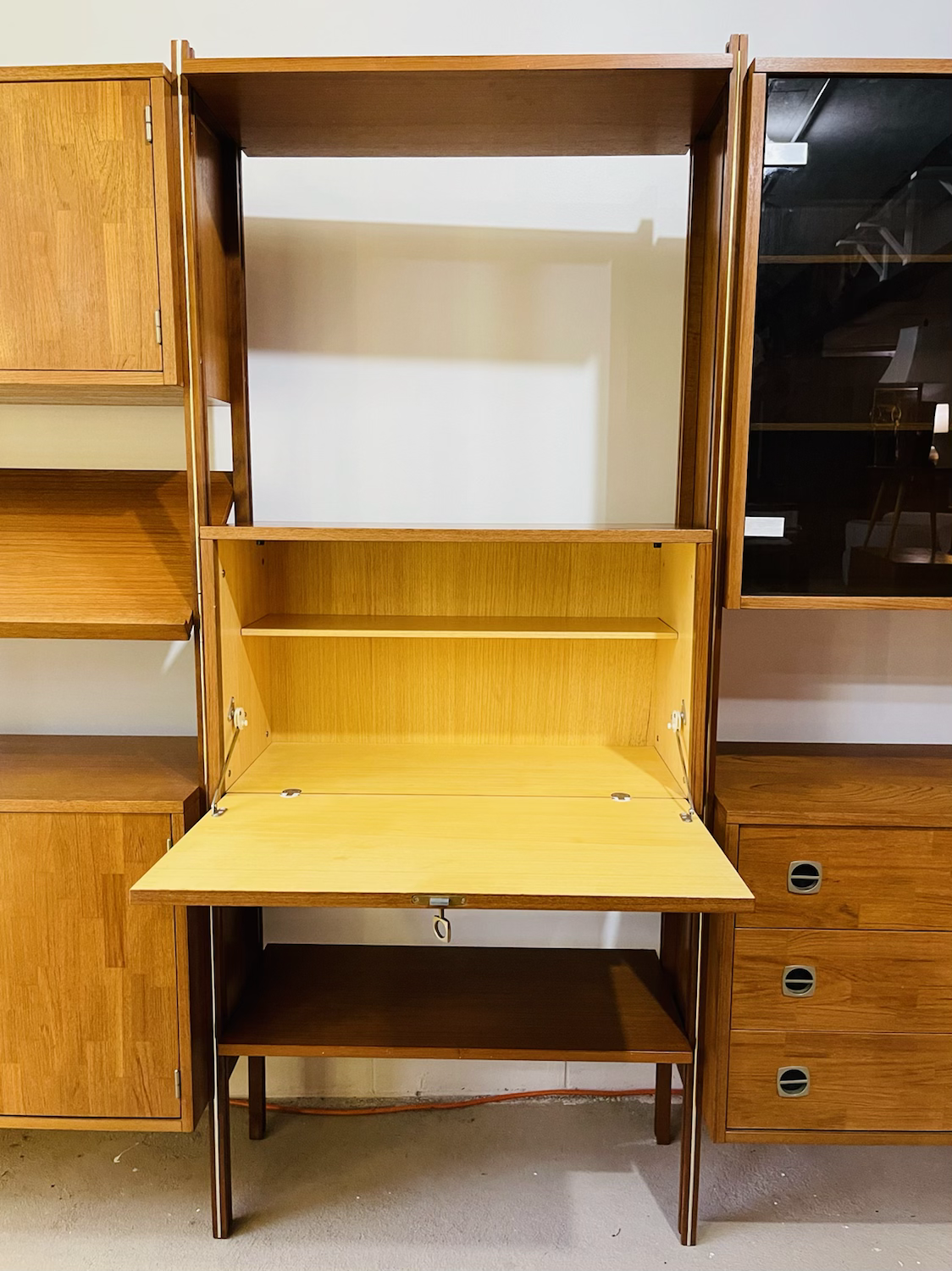 Mid-Century Modern Teak Wall Unit  image 5