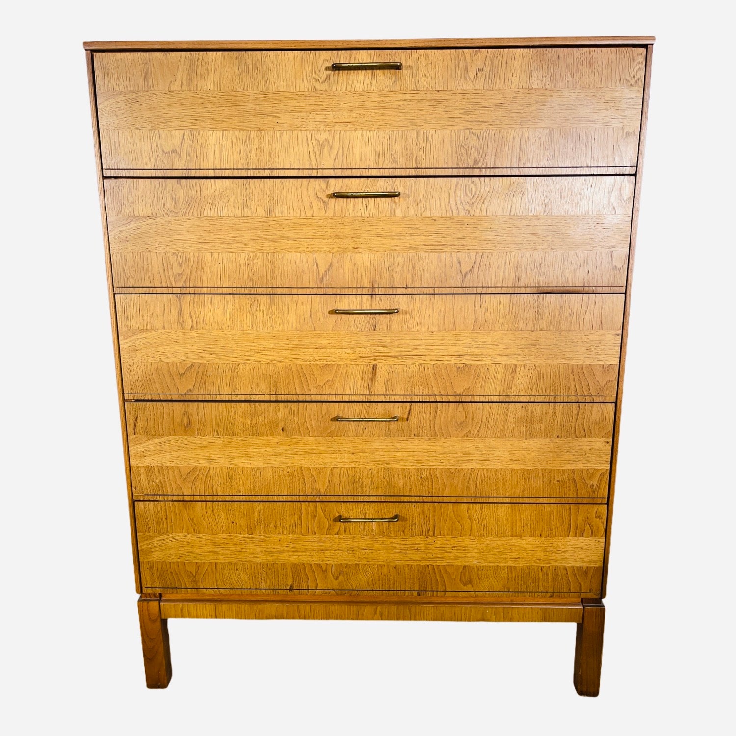 Mid-Century Modern Tall / Highboy Dresser by Bassett Furniture  image 1