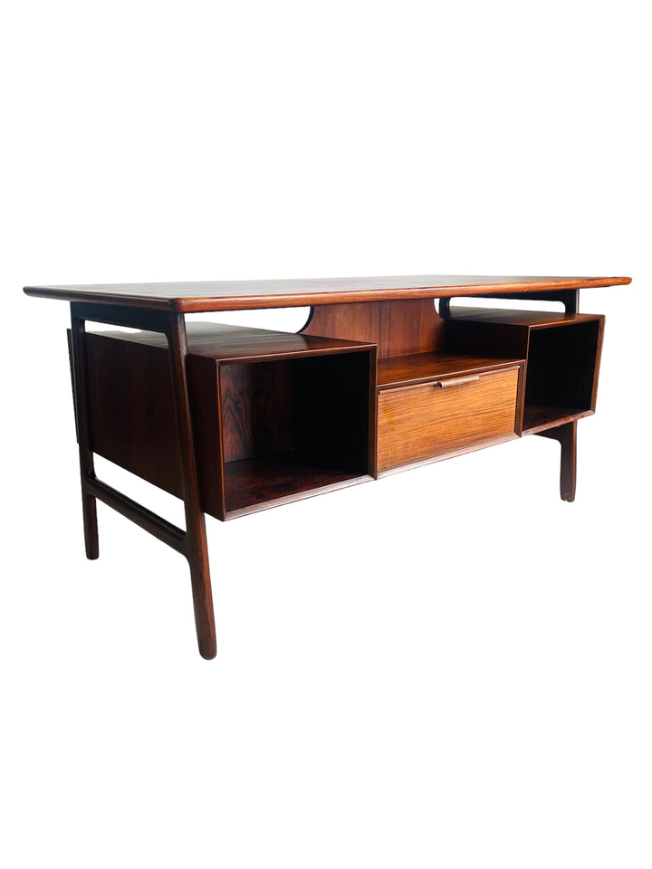 Omann Jun rosewood Executive desk model #75 image 1