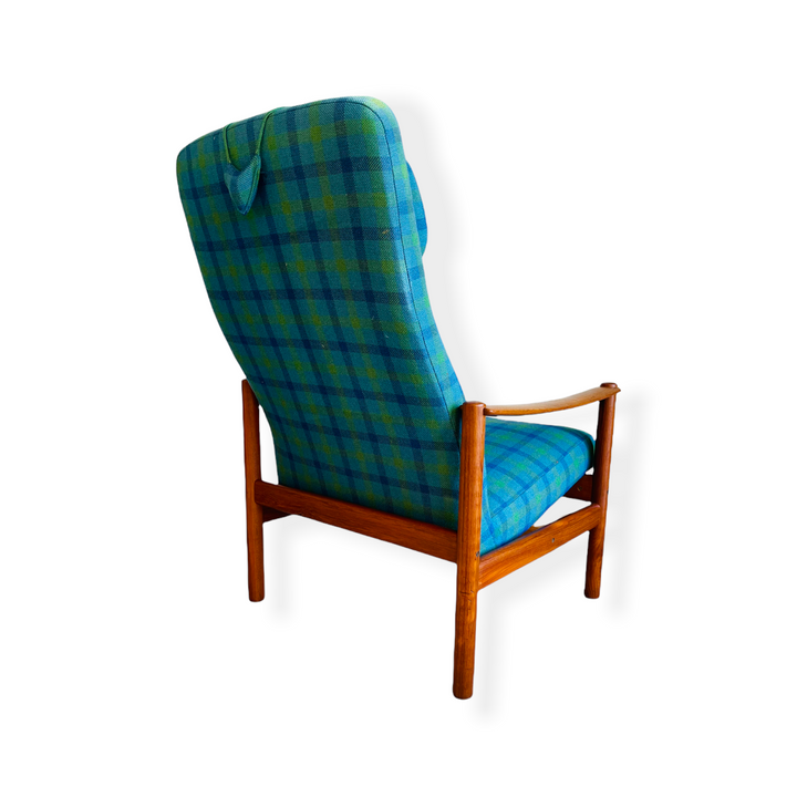 Mid-Century Modern Teak Recliner Chair by WESTNOFA  image 10