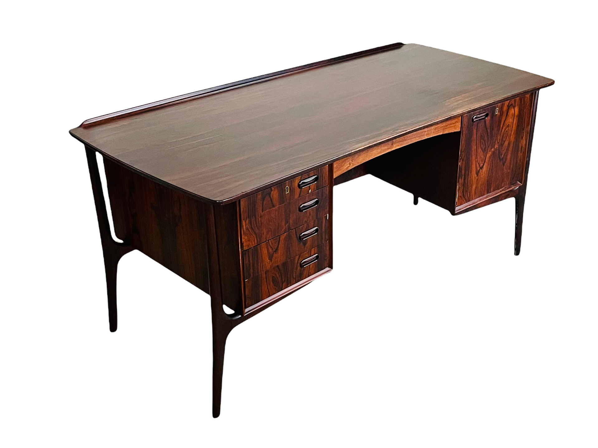 Danish Rosewood Desk by Svend Aage Madsen for H.P. Hansen  image 1