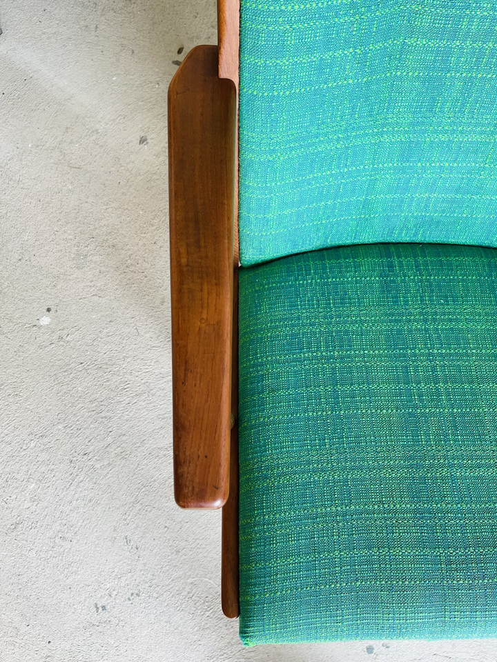 Danish Modern Sculpted Teak Rocker by Holgar Georg Jensen, 1958 image 9