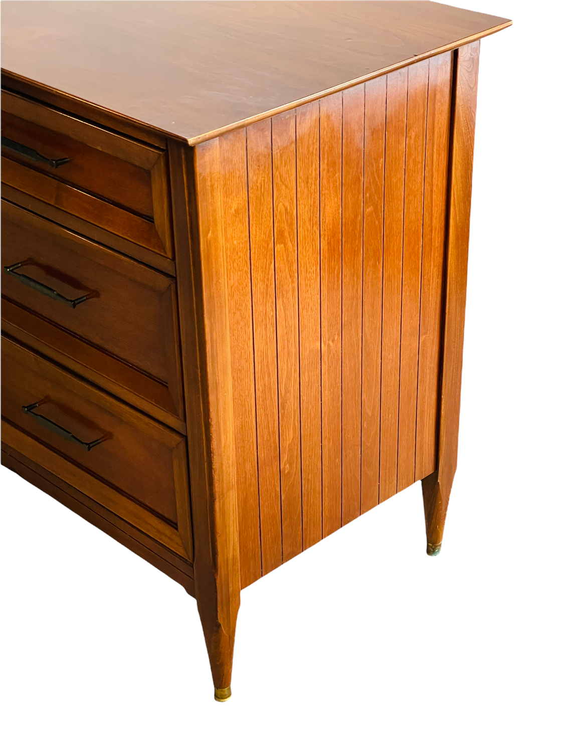 Mid-Century Modern Walnut Lowboy Dresser / Credenza by Permacraft image 5