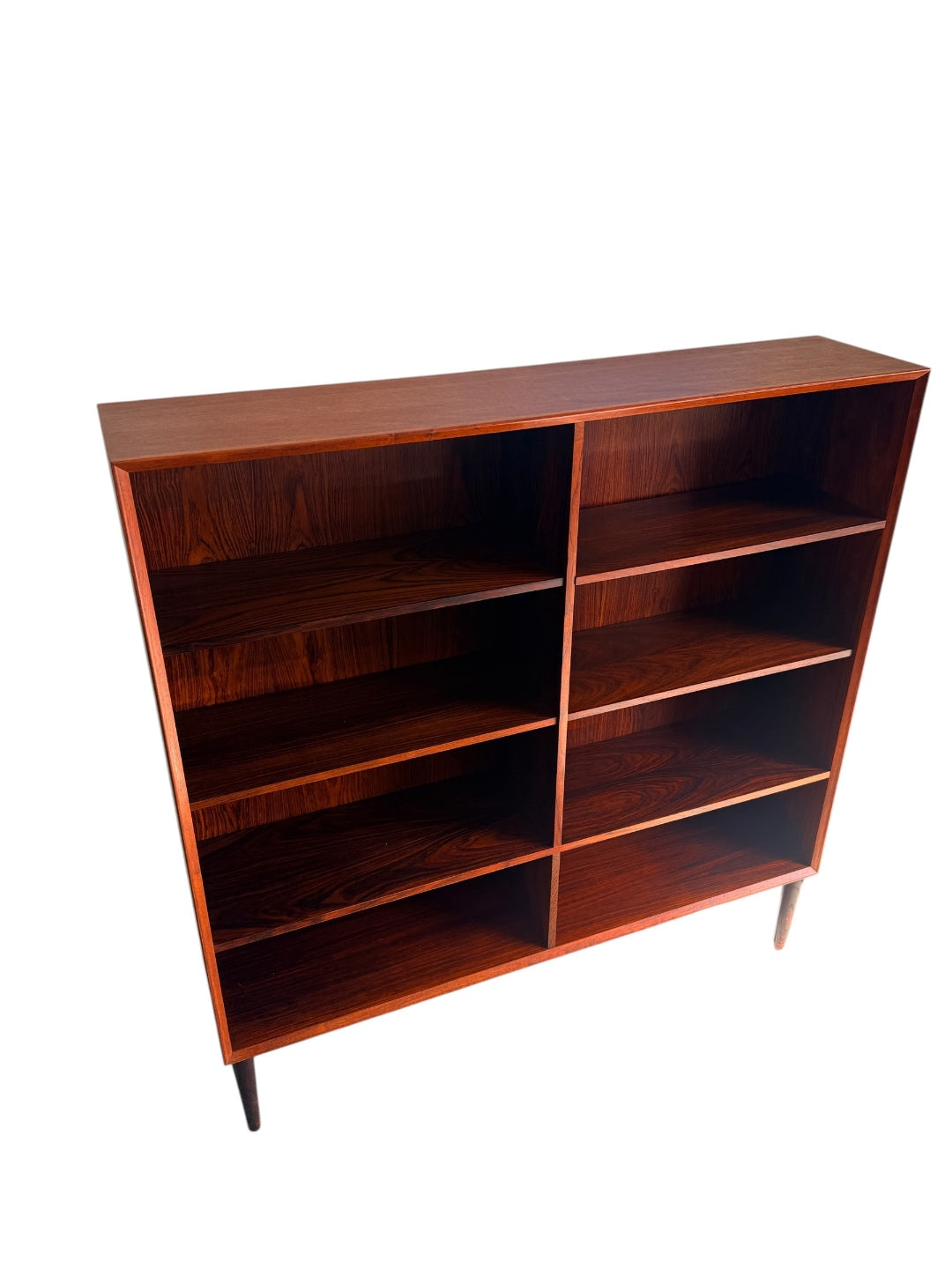 Mid-Century Danish Modern Rosewood Bookcase - Shelf Detail