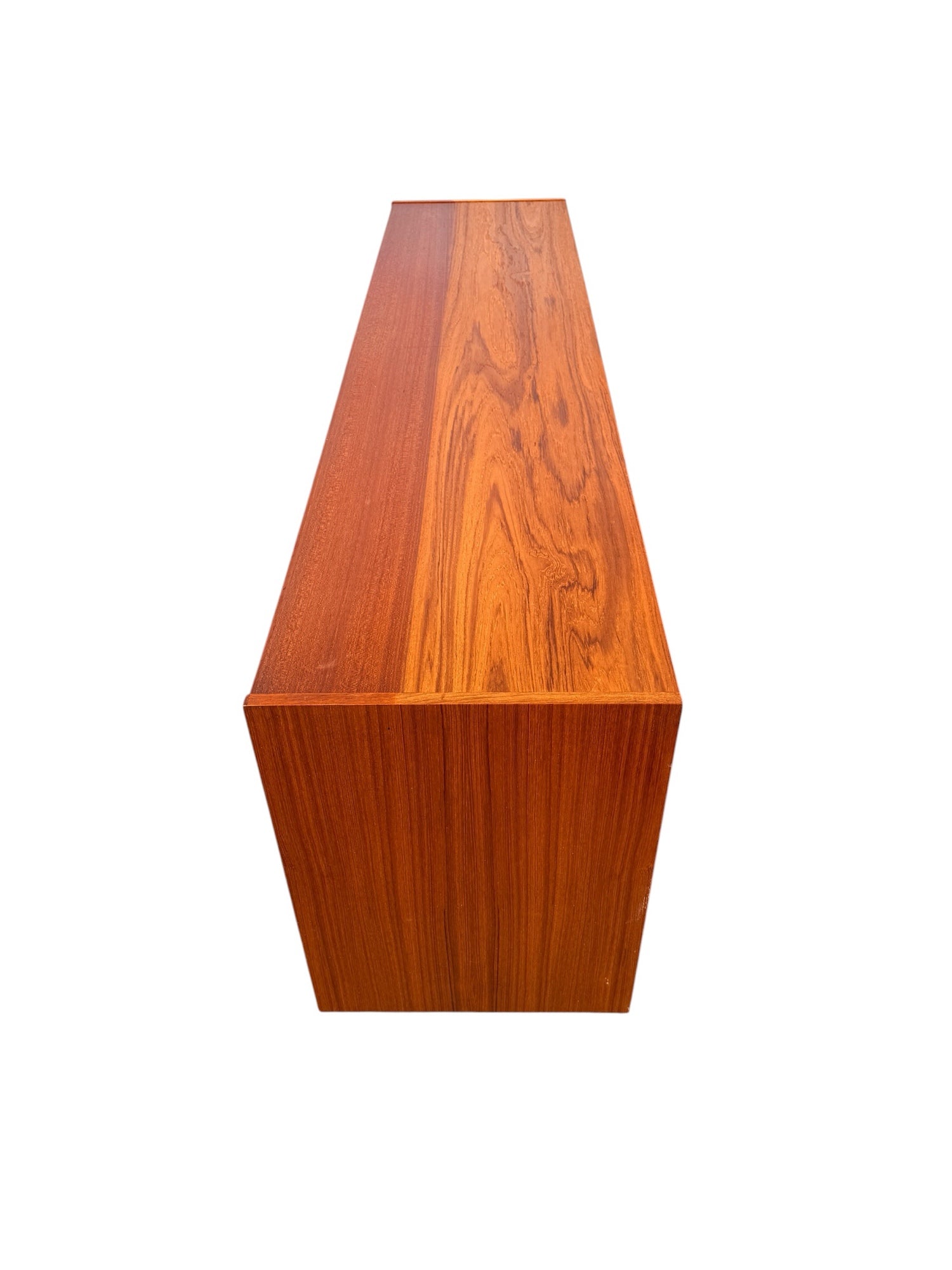 Danish Teak Credenza, rear panel view