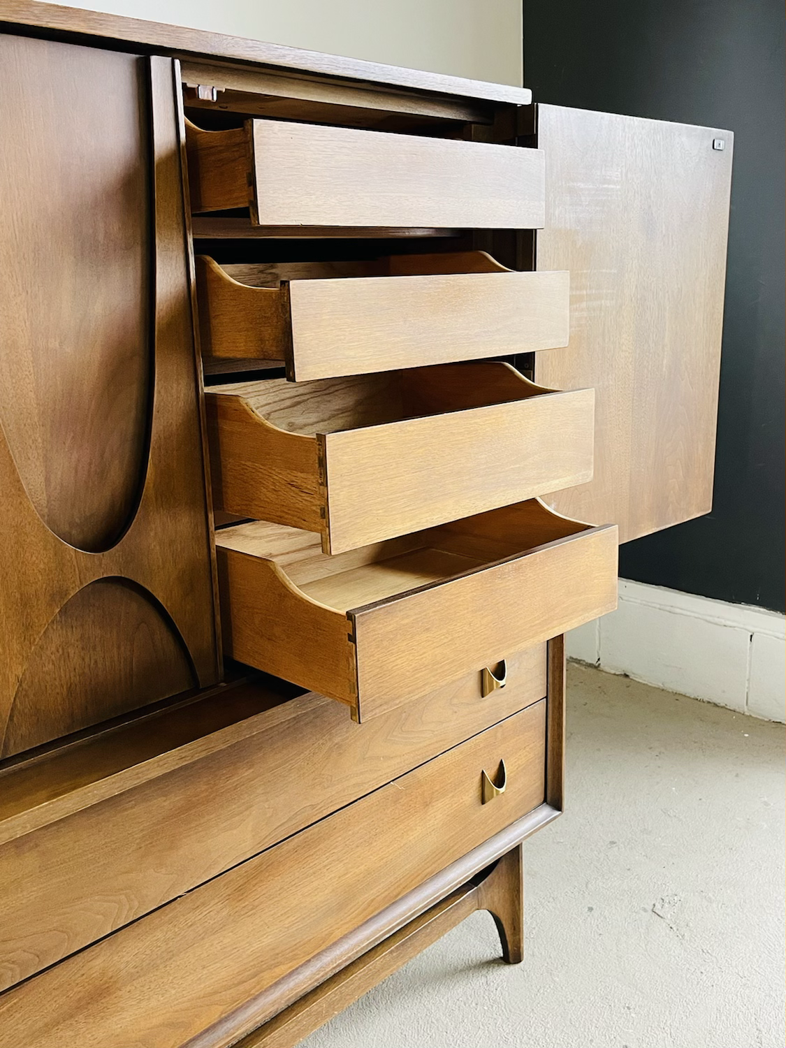 Mid-Century Modern Broyhill Brasilia Tall Dresser image 6