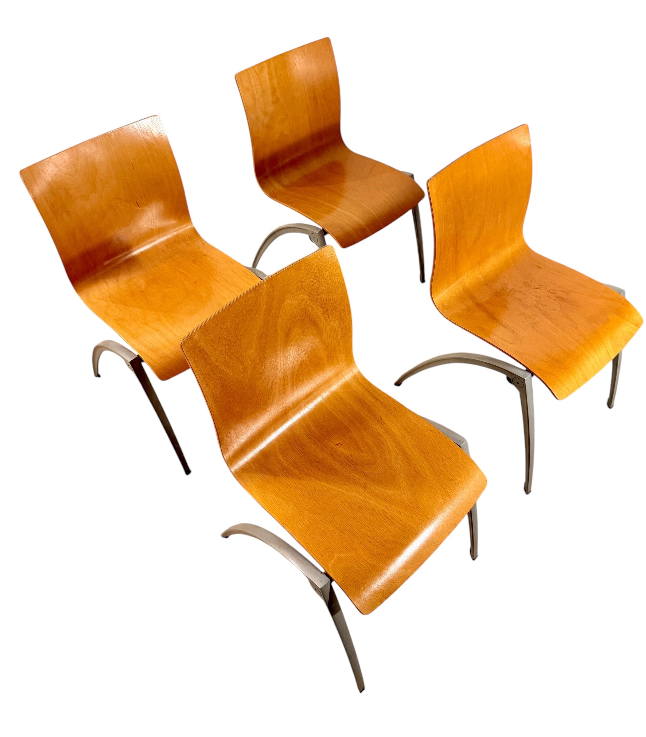 Italian-Style Bent Wood Stacking Chair - 8 Available  image 8