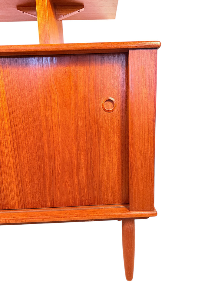 Mid-Century Modern Teak Sideboard + Hutch by R. Huber – 1960s image 5