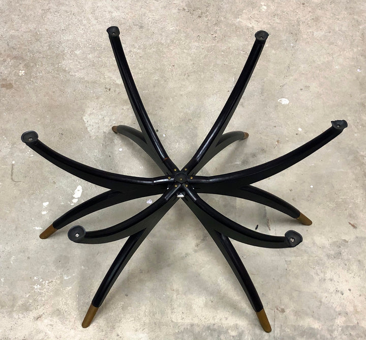 Italian Travertine Stone Top  Spider Coffee Table image 5