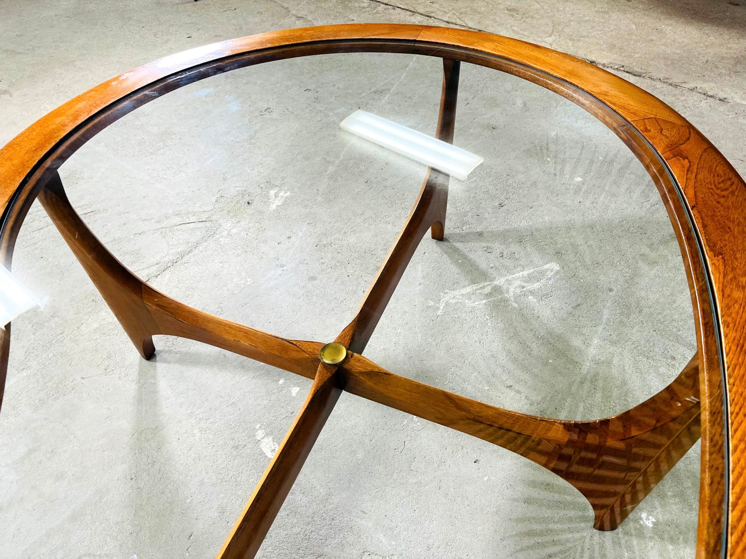 Mid-Century Modern Kidney Shape Coffee Table by Lane Furniture image 9