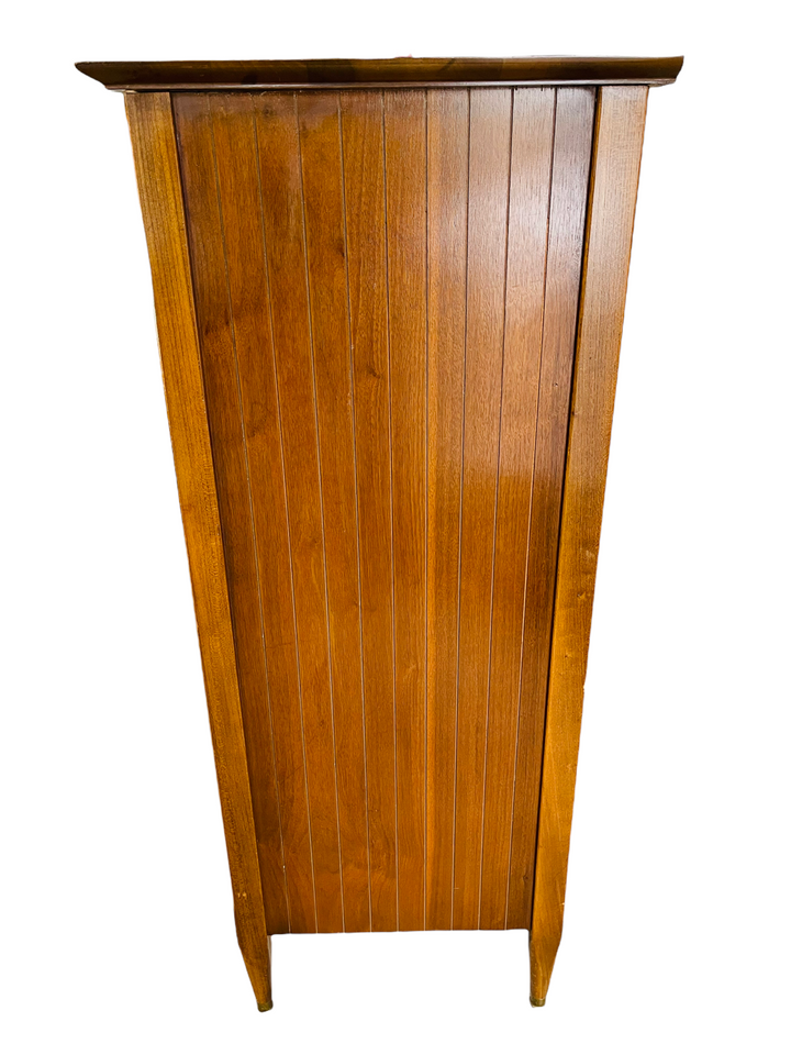 Mid-Century Modern Walnut Tall/Highboy Dresser by Permacraft image 4
