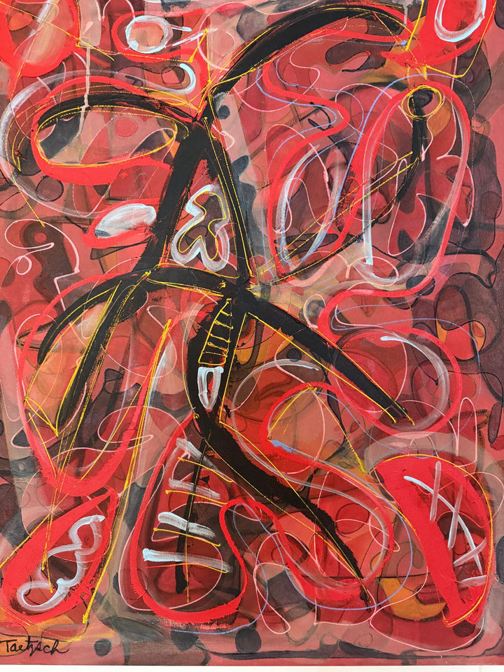 “Bold Abstract Painting by Taefick – Vibrant Contemporary Artwork” image 5