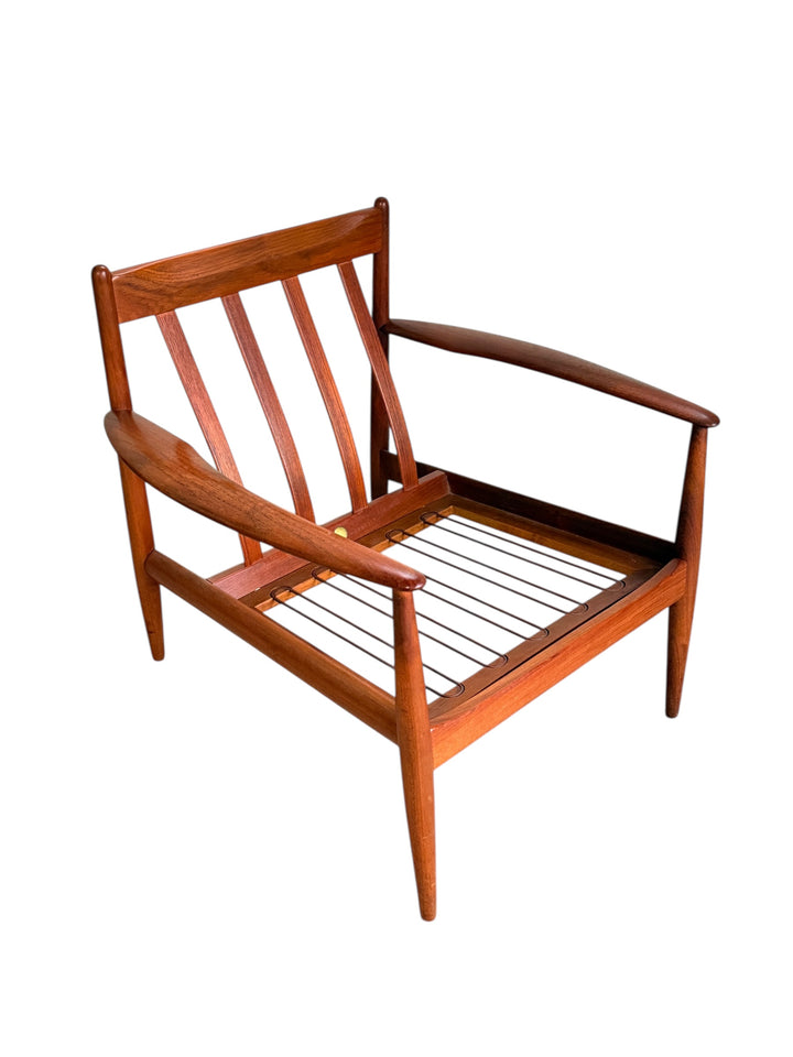 Grete Jalk for France & Son Danish Teak Lounge Chair 1960s image 13