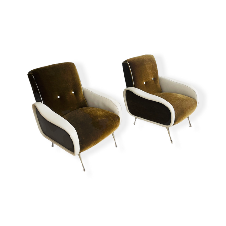 Marco Zanuso Style Italian Modern Lounge Chair image 4