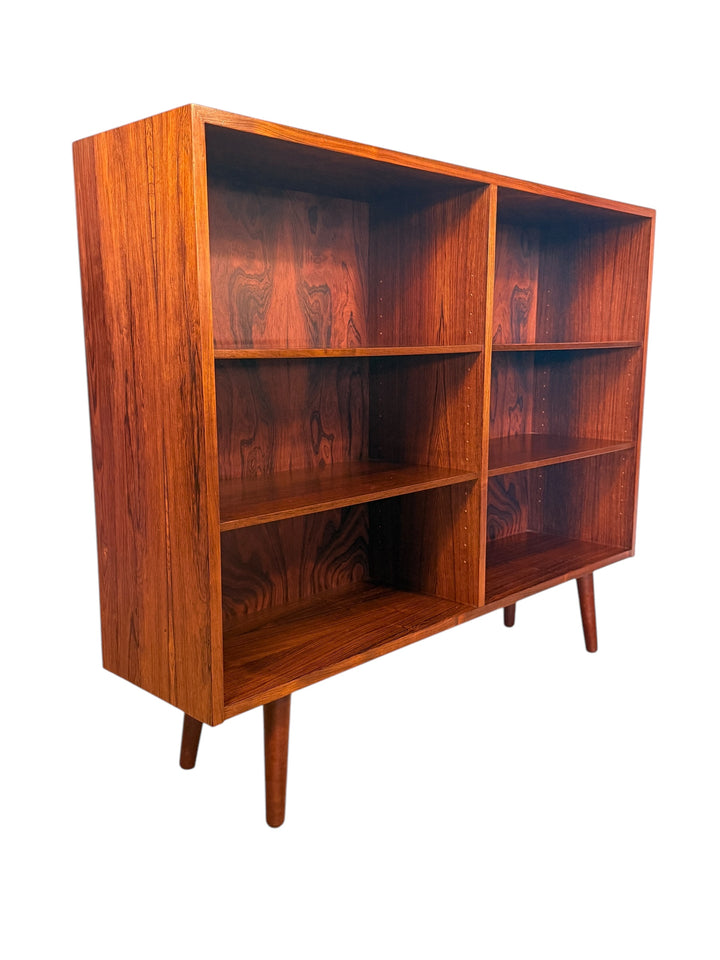 Mid Century Danish Modern Rosewood Bookcase by Omann Jun image 1