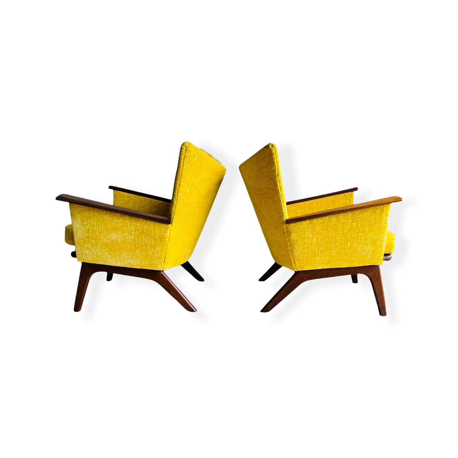Pair Mid-Century Modern Adrian Pearsall Lounge Chairs  image 1