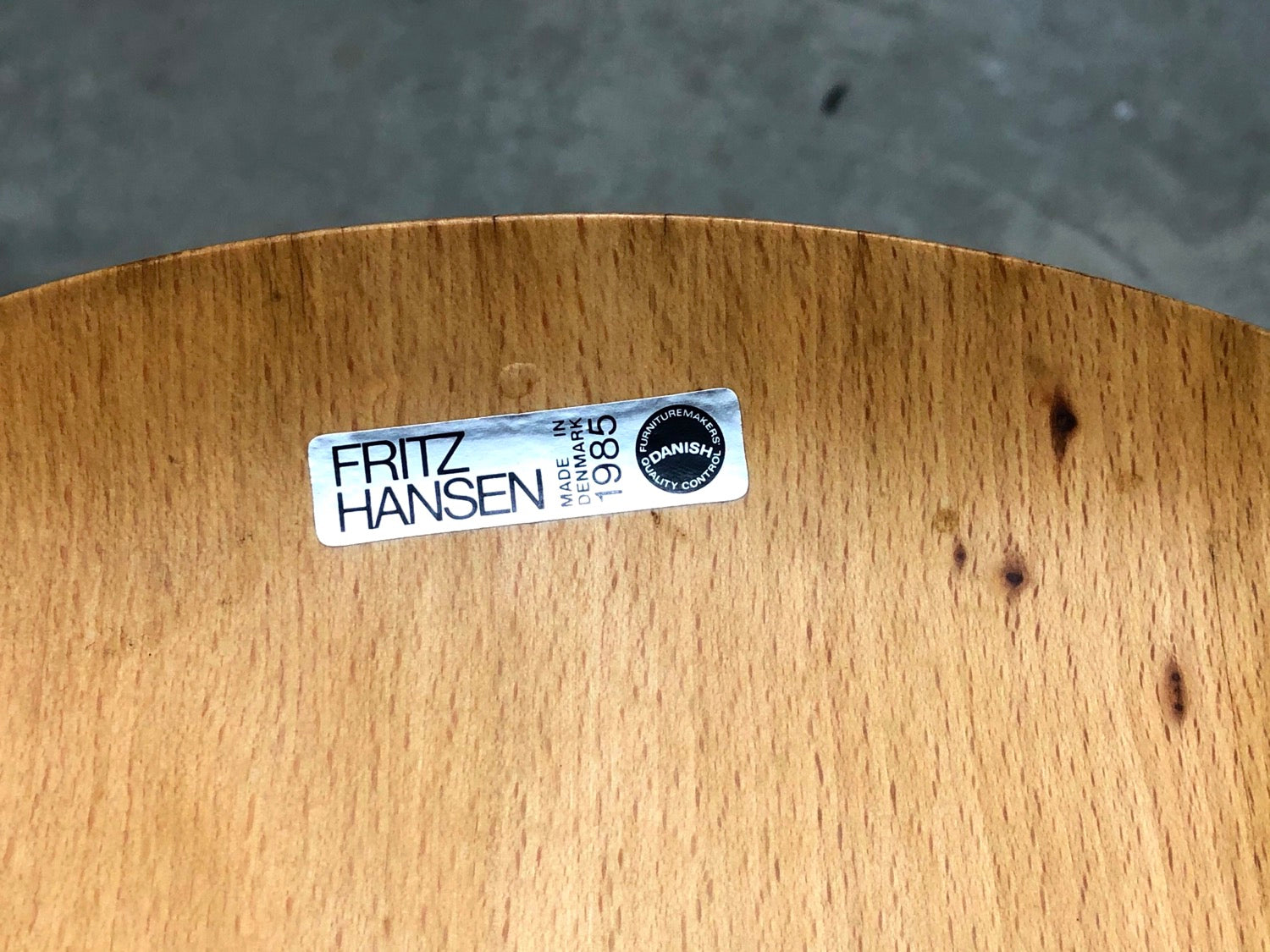 Set 4 Authentic Danish Modern Ant Chairs By Arne Jacobsen For Fritz Hansen image 8