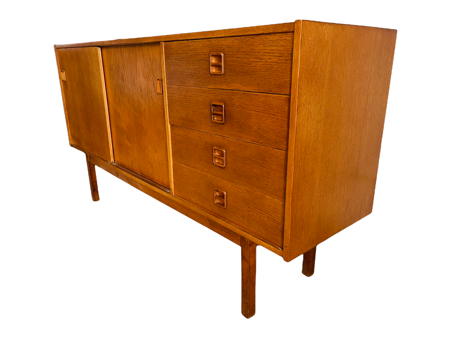 Danish Modern Teak Credenza  image 4