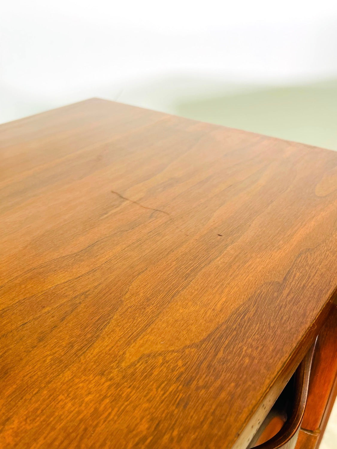 Set 2 Mid-Century Modern Walnut Nightstands By Kent Coffey Perspecta image 7