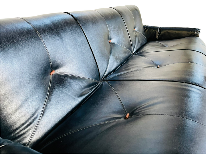 Percival Lafer Brasilian Rosewood Leather Sofa  image 6