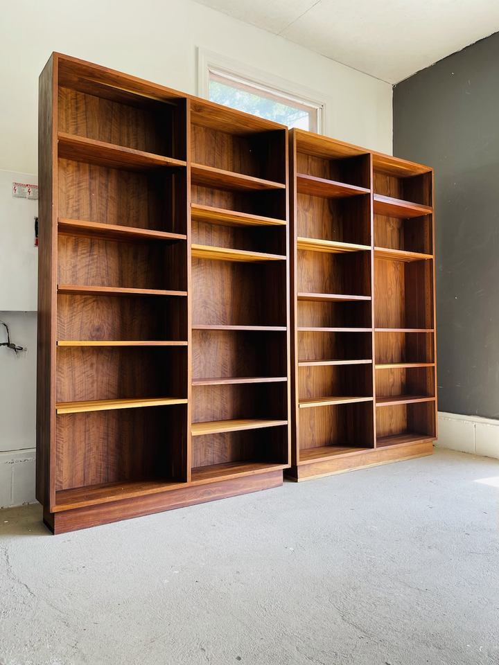 Pair Mid-Century Modern Walnut Bookshelf’s  image 2