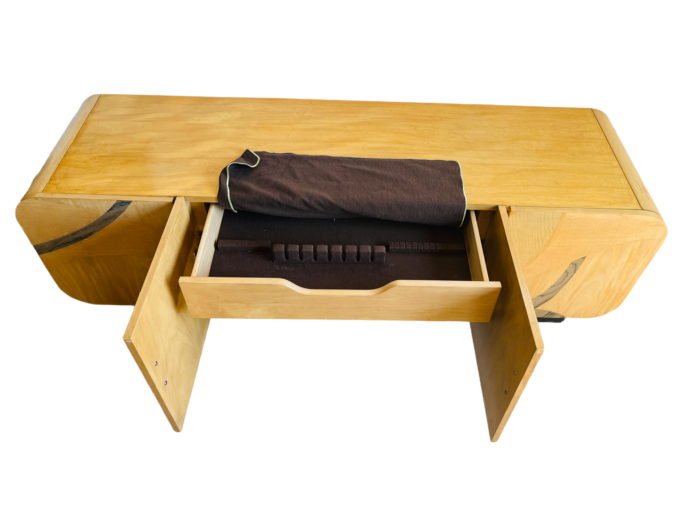 Modern Inlaid Beech Wood Credenza by White furniture  image 10