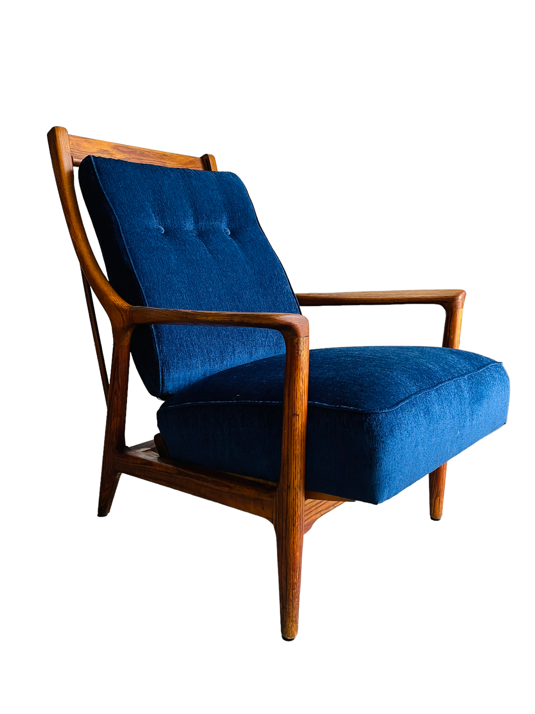 Mid Century Modern Oak Lounge Chair by Jack Van Der Molen image 6