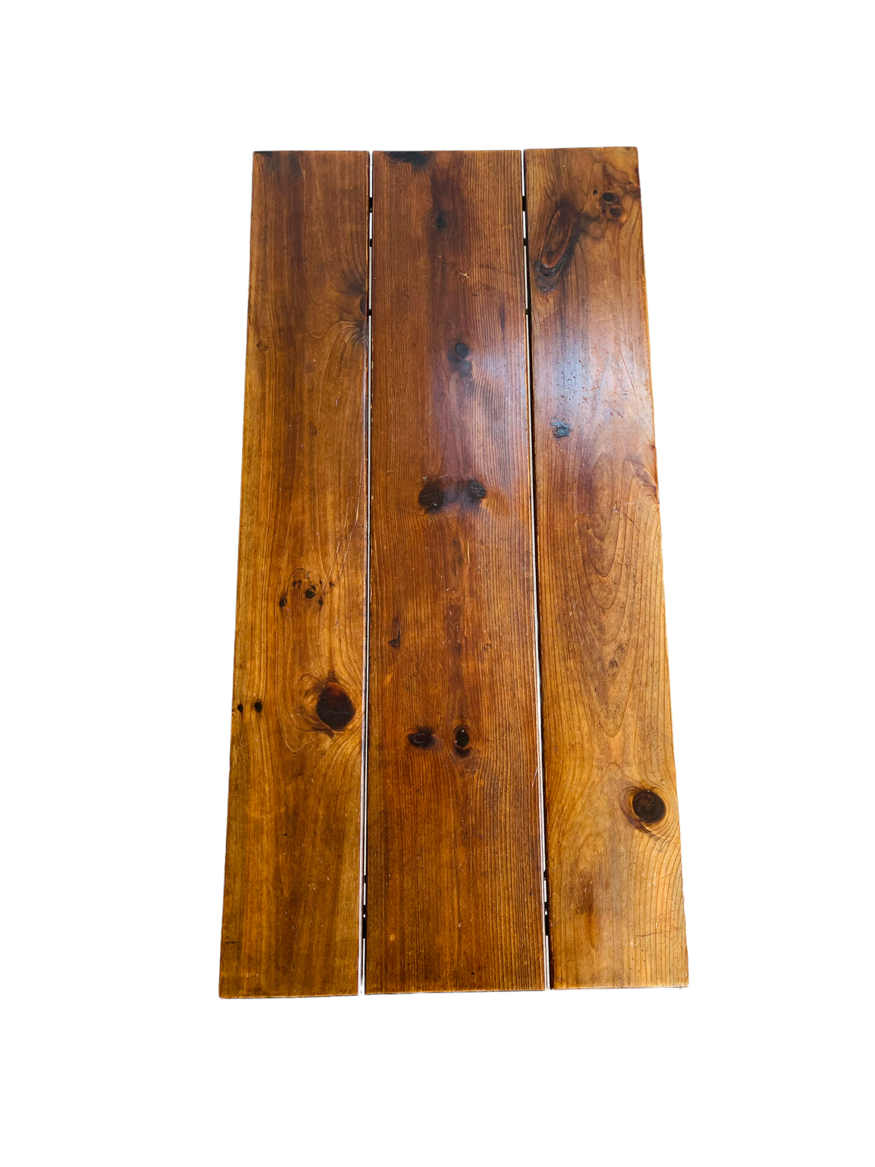 Mid-Century Industrial Coffee Table with Steel Base image 9