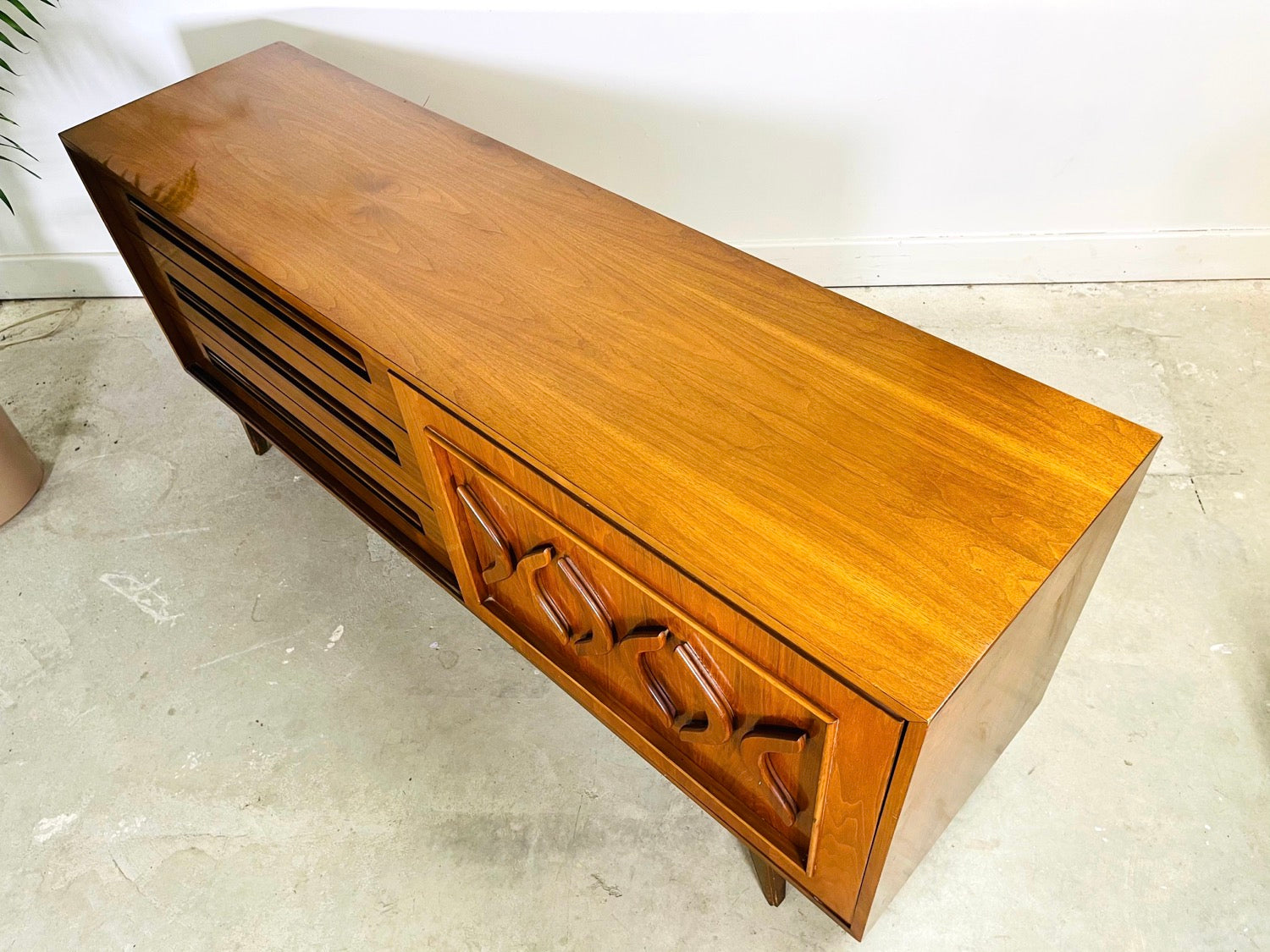 Mid-Century Modern Walnut Dresser / Credenza by Young Furniture image 8