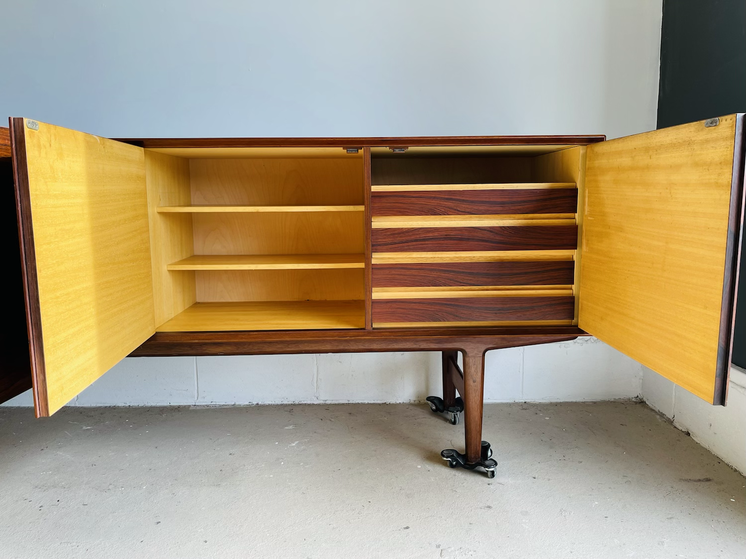 Mid-Century Modern Rosewood Sideboard by Fredrik Kayser for Viken Mobelfabrik image 5