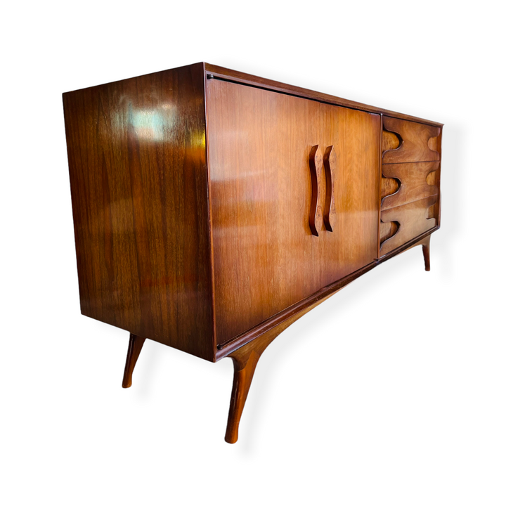 Mid-Century Modern Walnut Credenza  image 10