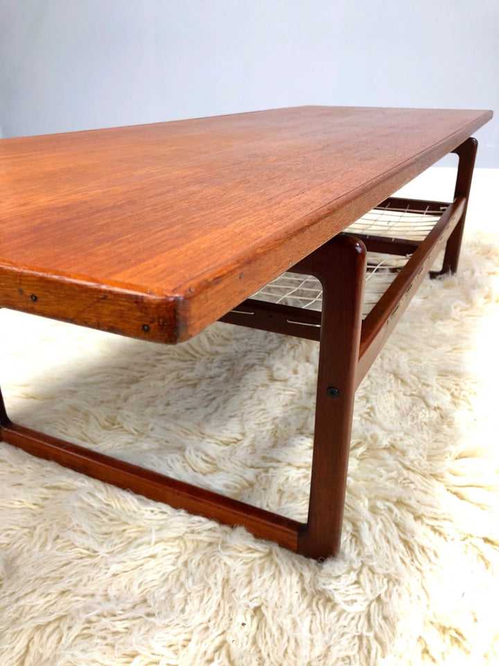 Mid-Century Danish Modern Teak Coffee Table By Arne Hovmand-Olsen For Mogens image 1