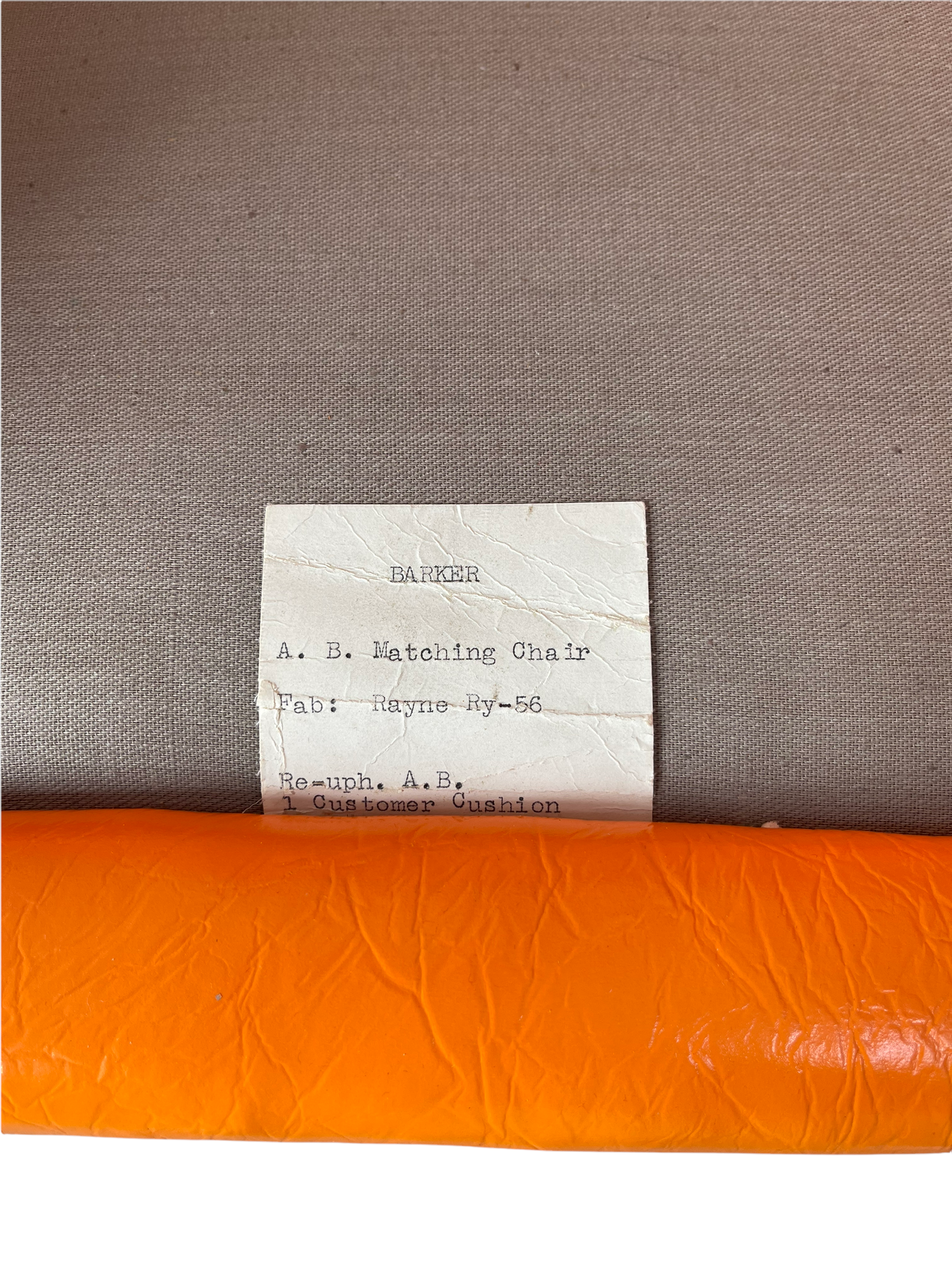 Retro 1970’s Orange Sofa & Club Chairs Set image 3