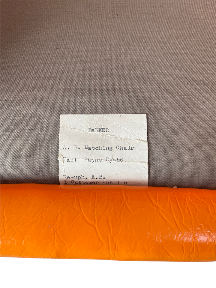 Retro 1970’s Orange Sofa & Club Chairs Set image 3