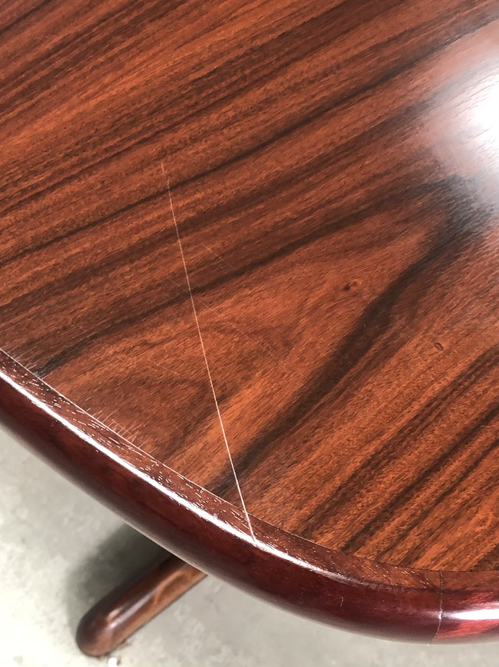 Mid-Century Danish Modern Rosewood Dining Table image 8