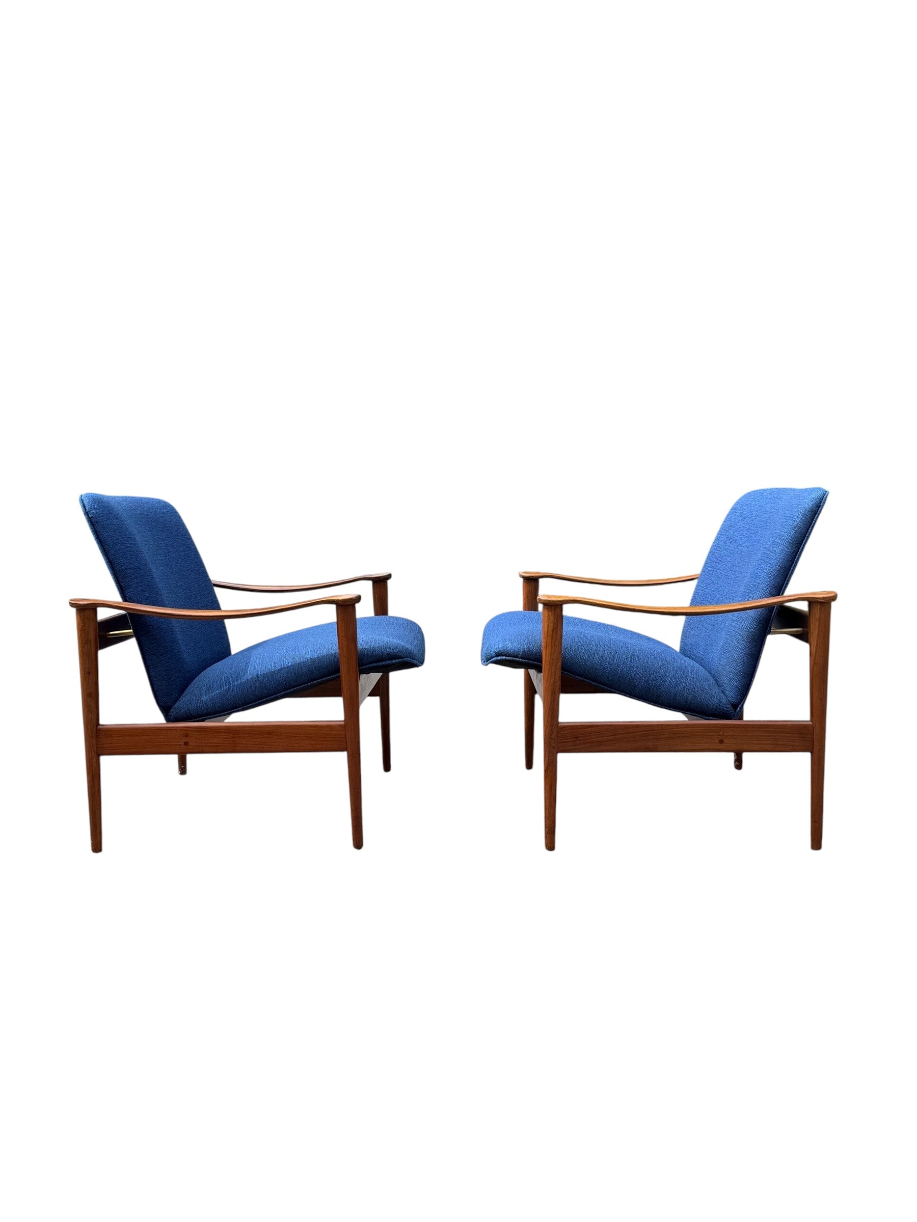 Vintage Norwegian Teak Lounge Chairs by Fredrik Kayser – 1960s Pair image 5