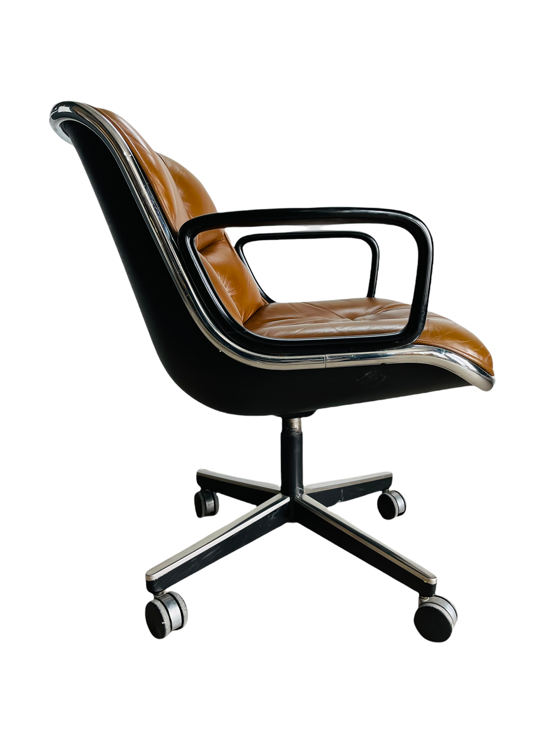 Pollock Executive Office Armchair Designed by Charles Pollock for Knoll image 5