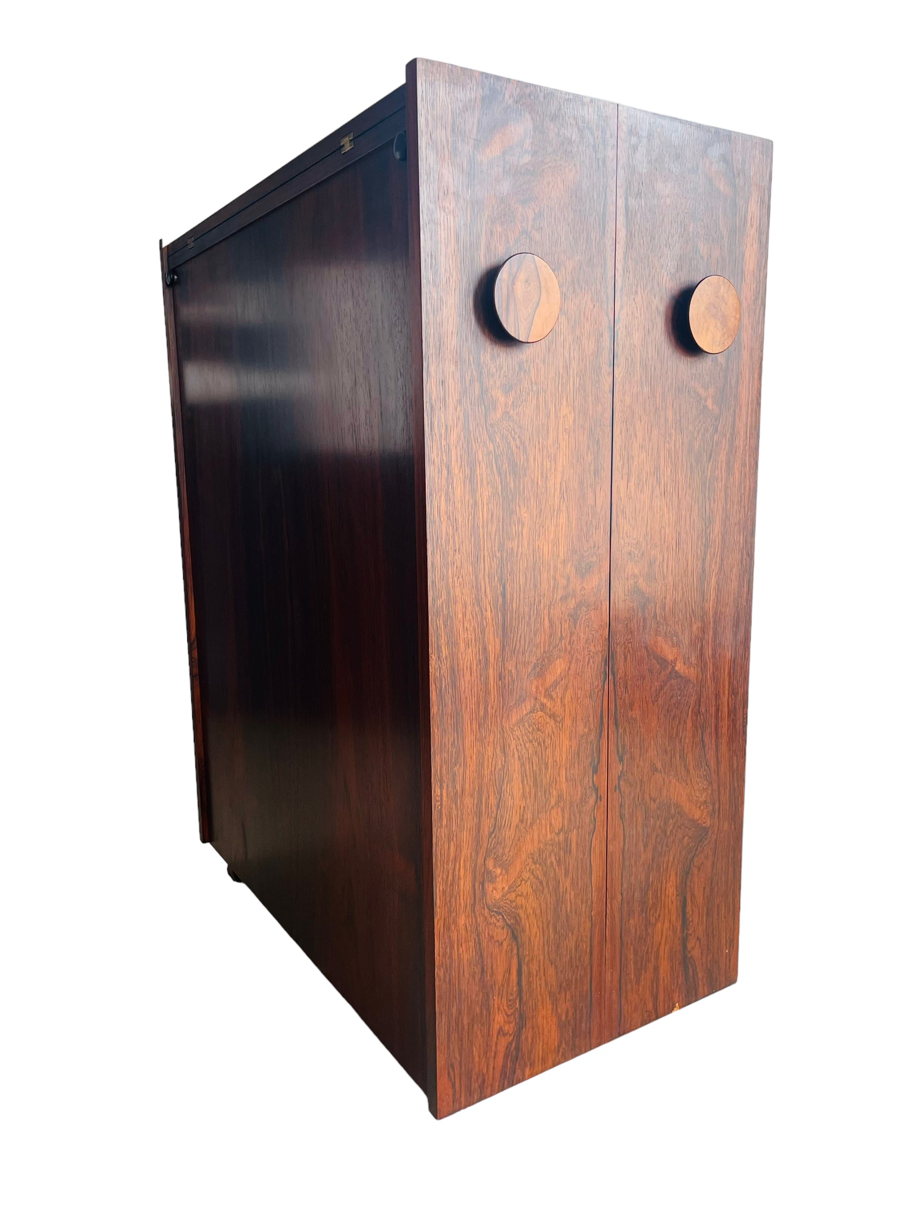 Danish Modern Rosewood Foldable Bar Johannes Andersen  image 0