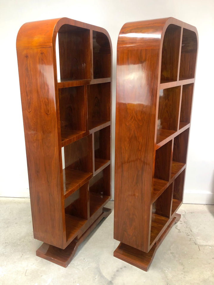 Pair of Mid-Century Modern/ Art Deco Style Book Shelves image 9