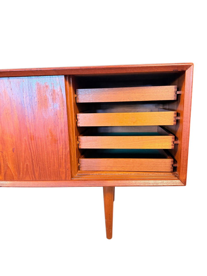 Mid-Century Danish Modern Teak Credenza by H.P. Hansen image 10