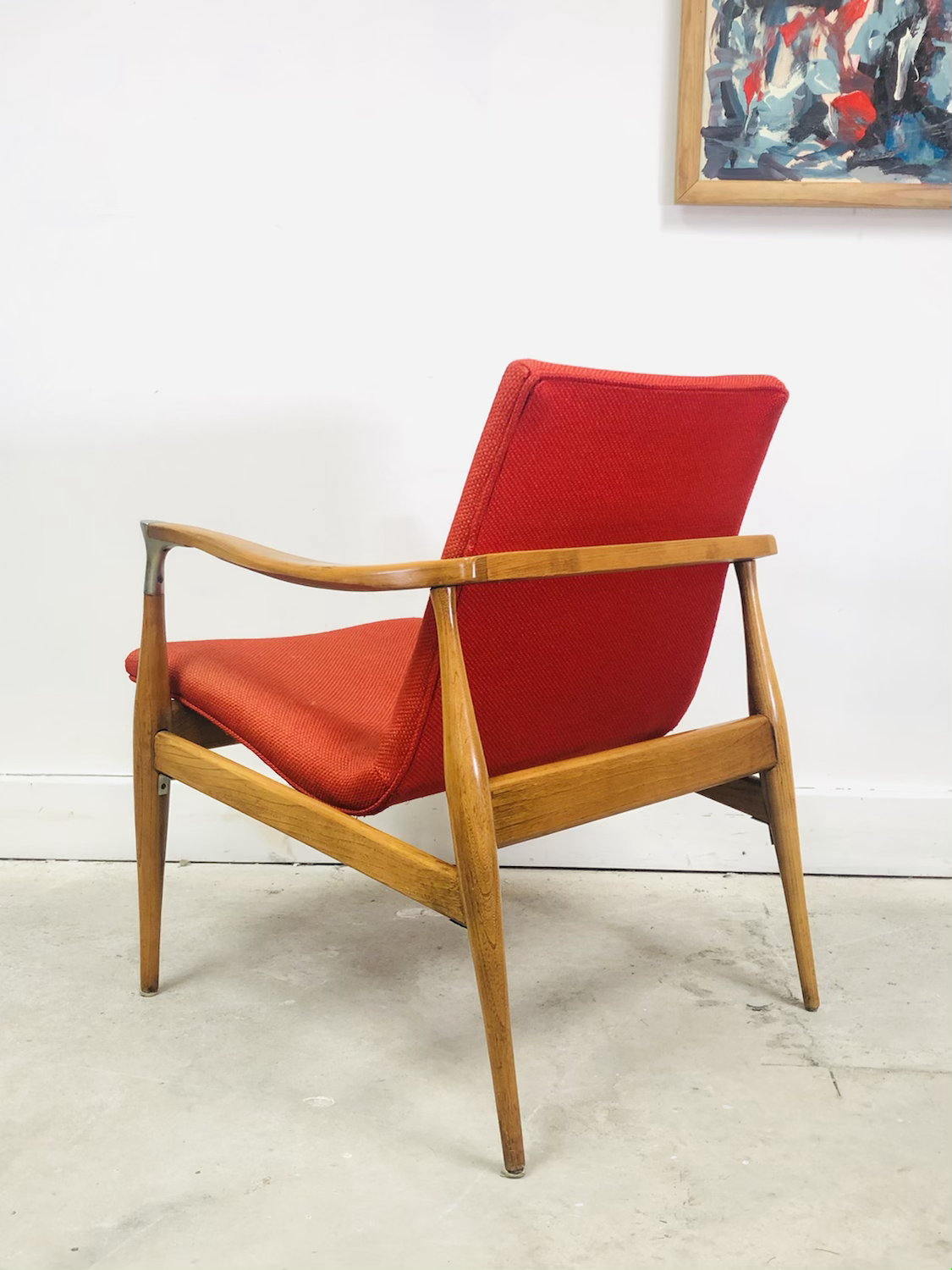 Mid-Century Modern Accent Chair In Style of Kofod-Larsen image 3