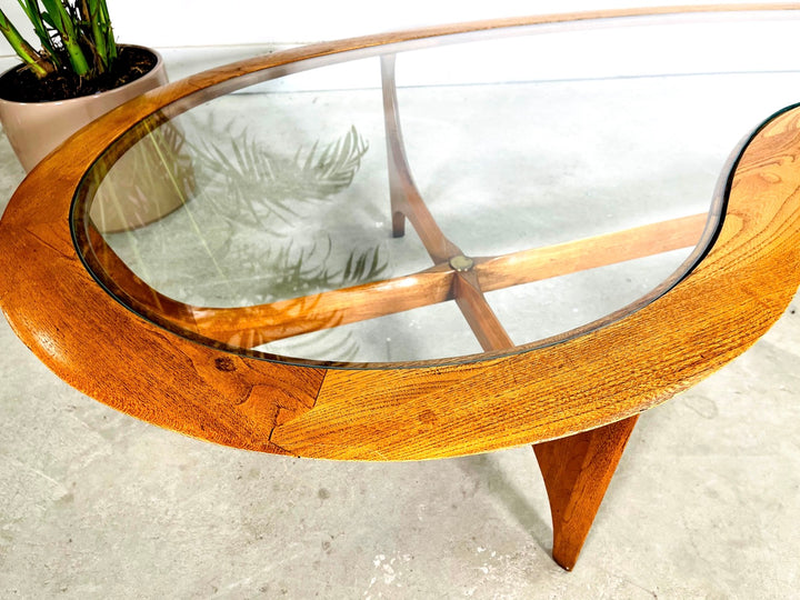 Mid-Century Modern Kidney Shape Coffee Table by Lane Furniture image 8