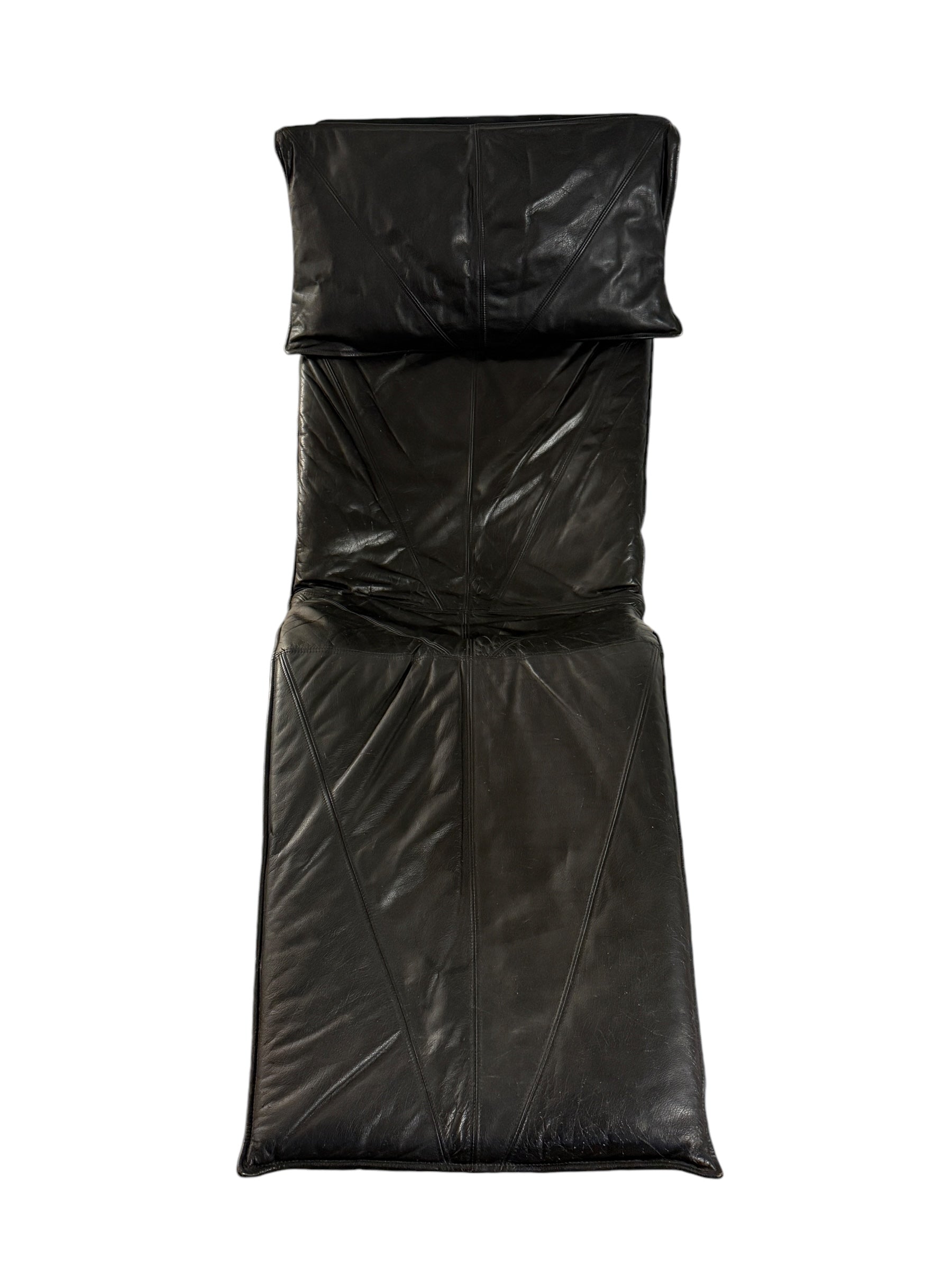 1970s Skye Leather Chaise by Tord Björklund for IKEA image 1