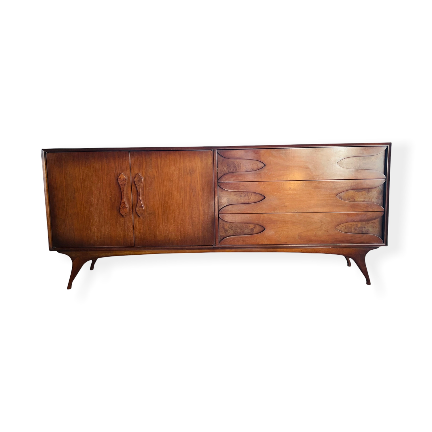 Mid-Century Modern Walnut Credenza  image 1