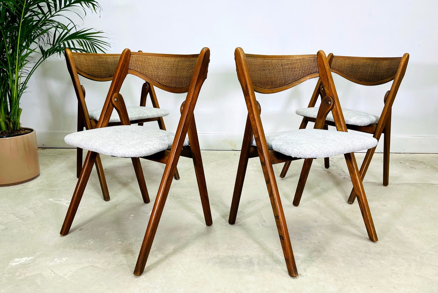 1960's Norquist Coronet Wonderfold Chairs Set of 4